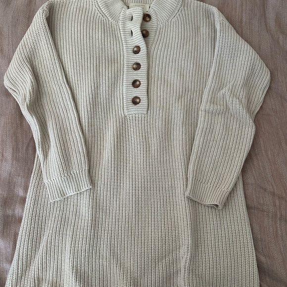 Sezane Luan Dress in Natural - Picture 2 of 9